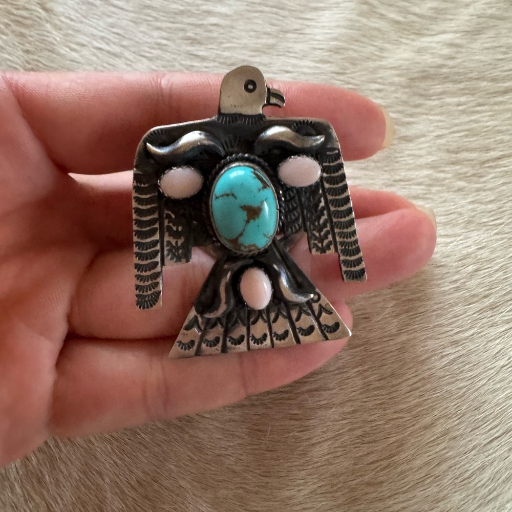 Sterling Silver Thunderbird Ring - image 2